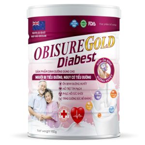 sữa bột obisure gold diabest dinh dưỡng cho người tiểu đường