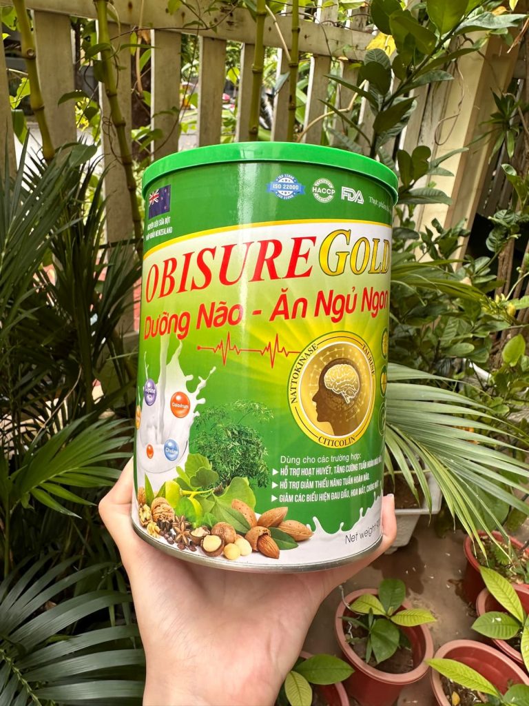 Obisure hoạt huyết dưỡng não ăn ngon ngủ ngon lon 900g